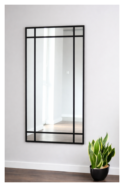lustro loft ze szprosami