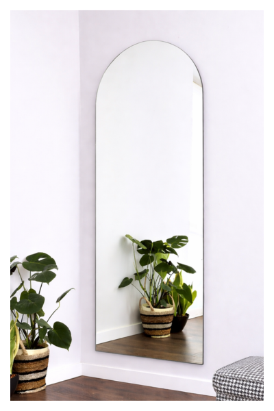 Lustro Arkadowe Półowalne bez ramy