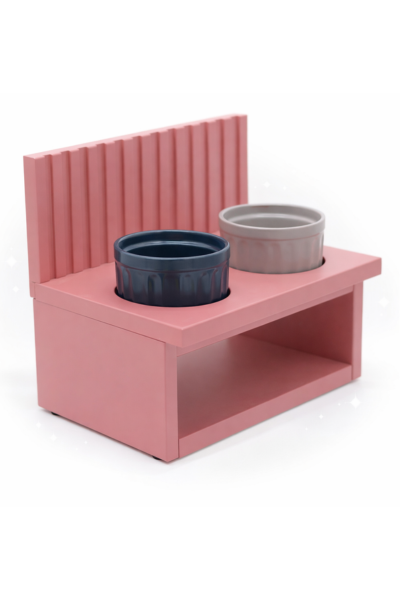 Wyprzedaż Bufet dla psa lub kota miska ceramiczna– RÓŻOWY